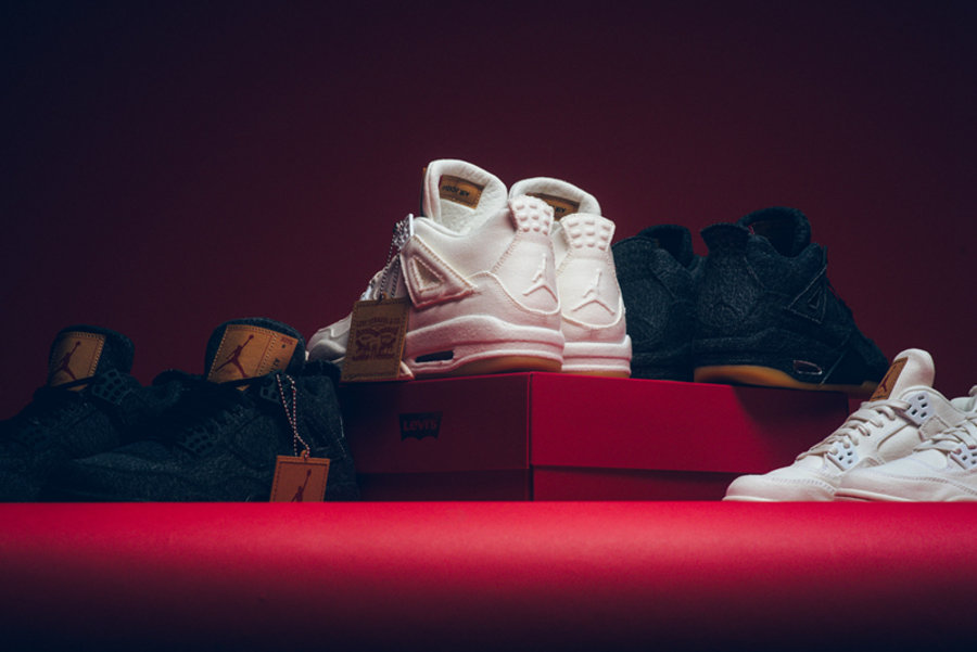 Levi's,Air Jordan 4,AJ4,AO2571  6 月 30 日发售！Levi's x Air Jordan 4 最新实物图赏