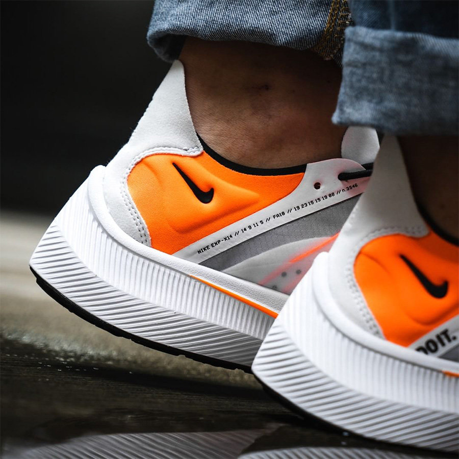 EXP-X14,Nike  搭载 React 缓震！Nike EXP-X14 “Just Do It” 上脚实拍