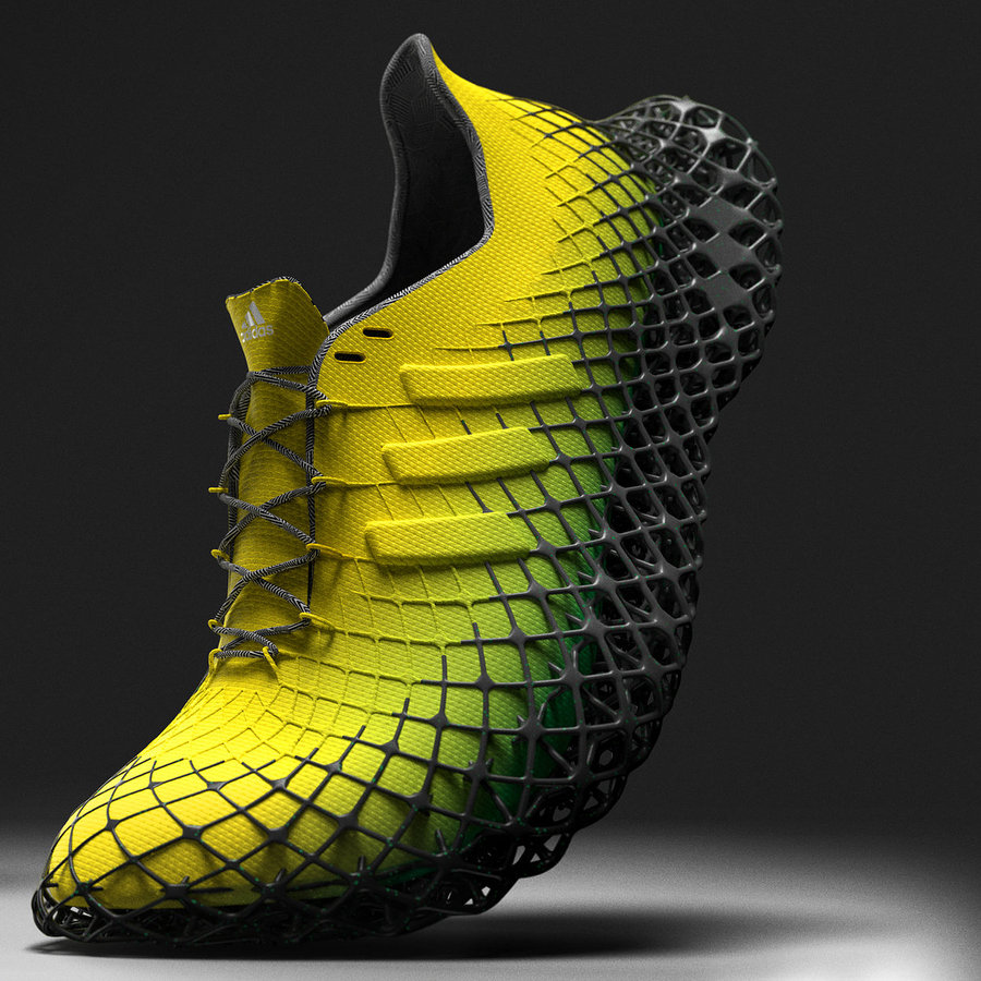 adidas,4D  概念款跑鞋！造型夸张的 adidas 4D “grit” 还有特殊功能性！