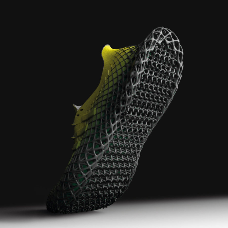 adidas,4D  概念款跑鞋！造型夸张的 adidas 4D “grit” 还有特殊功能性！