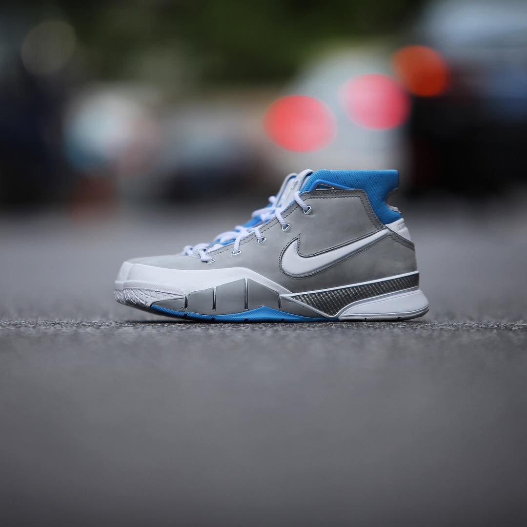 Nike,Kobe 1,AQ2728-001,发售,开箱  下月初就发售！高颜值灰北卡 Kobe 1 Protro 美图欣赏
