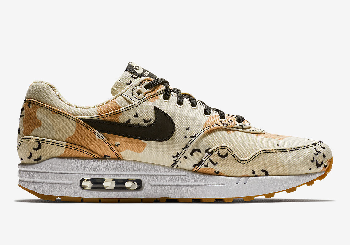 875844-204,Air Max 1,Nike,发售 875844-204 沙漠迷彩 Nike Air Max 1 “Desert Camo” 即将发售