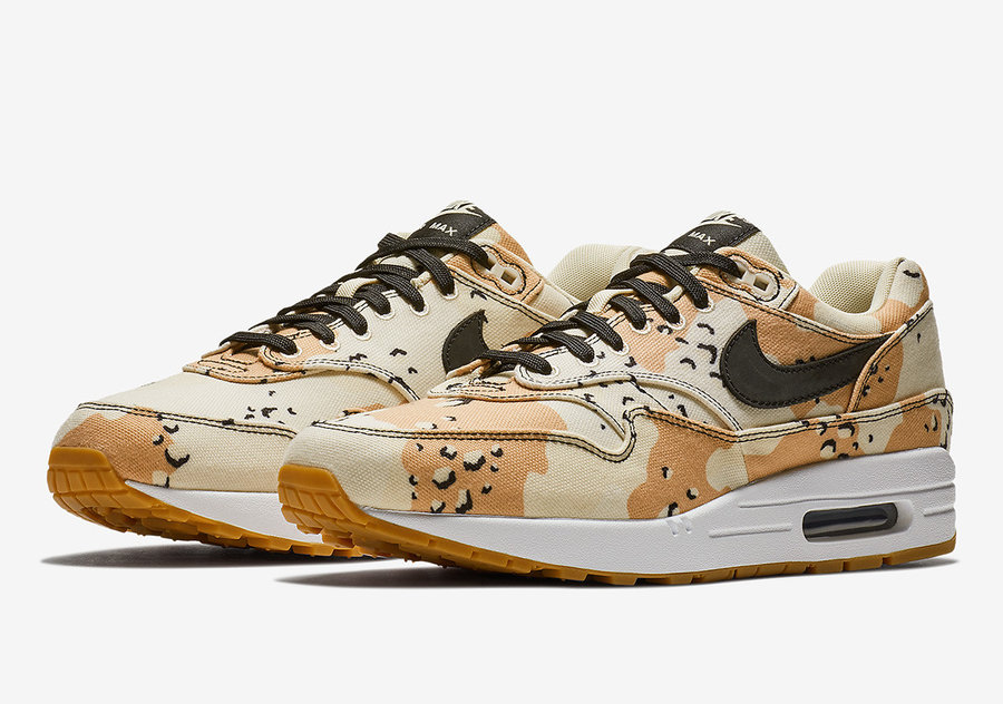 875844-204,Air Max 1,Nike,发售 875844-204 沙漠迷彩 Nike Air Max 1 “Desert Camo” 即将发售
