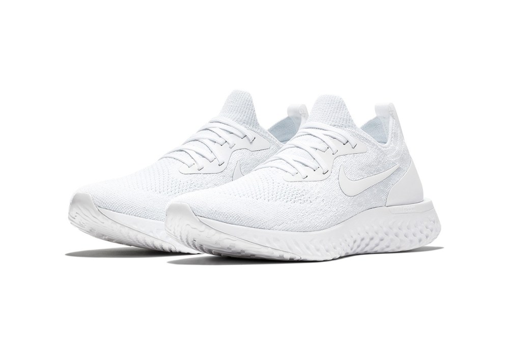 Nike Epic React,Nike,发售  小白鞋来袭！ Nike Epic React 纯白配色上架