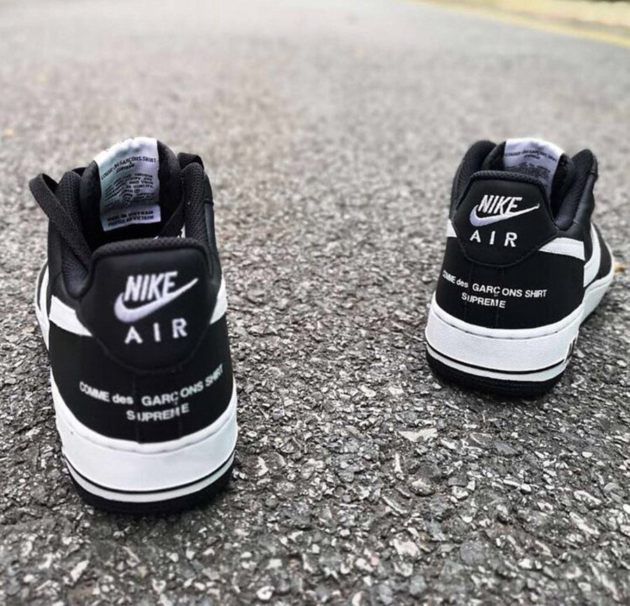 Supreme,CDG,Air Force 1  断勾设计！Supreme x CDG x Air Force 1 最新实物图赏