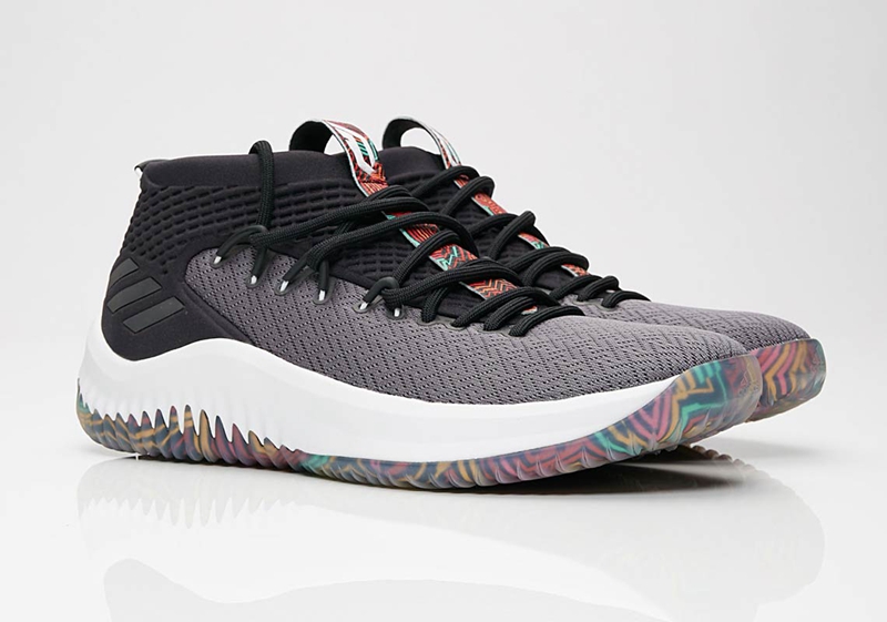 adidas,Dame 4,发售  彩色民族风花纹！Dame 4 “Summer Pack” 官网现已上架