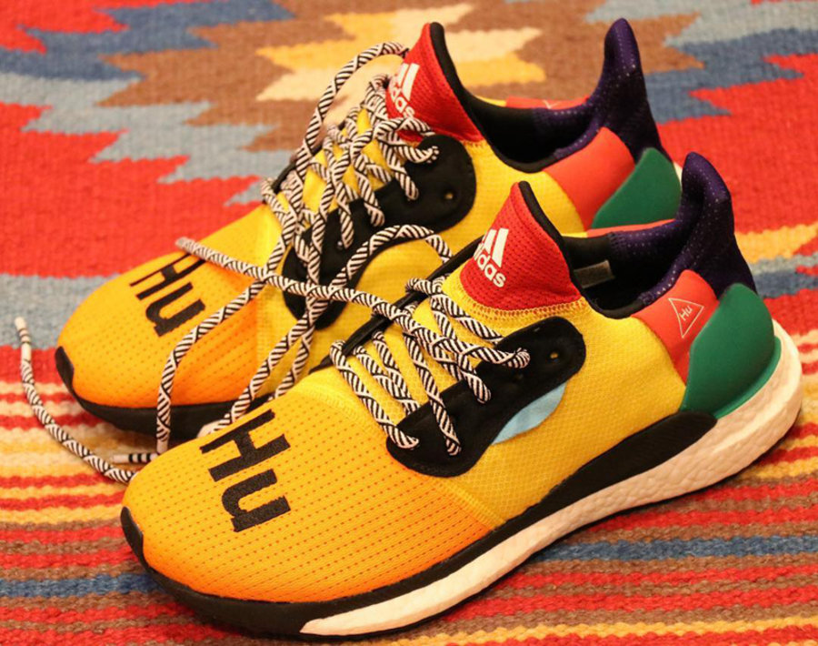 菲董,adidas,Solar Boost,开箱  彩色拼接设计！菲董联名版 Solar Boost 实物细节近赏