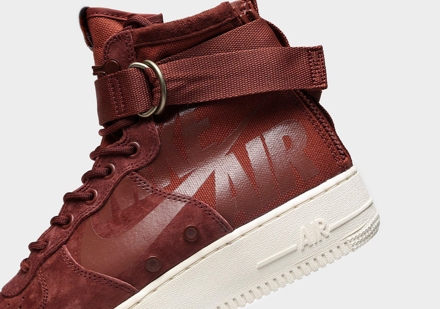Nike,SF-AF1  麂皮材质打造！砖红色 SF-AF1 将于近期发售！