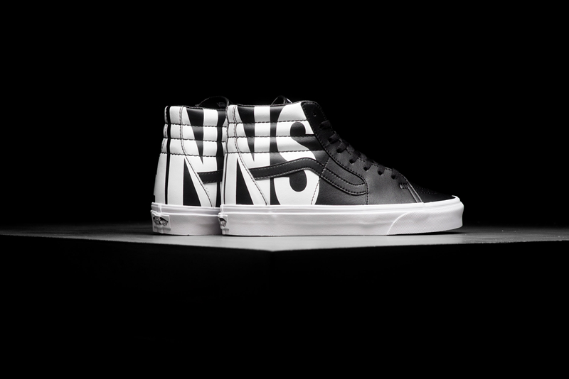 Vans,Sk8-Hi,发售  不变的黑白主题！Vans 新款皮质 Sk8-Hi 现已发售