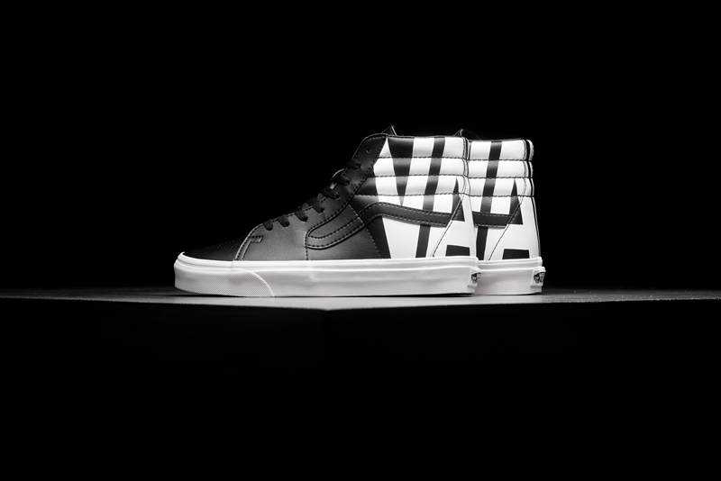 Vans,Sk8-Hi,发售  不变的黑白主题！Vans 新款皮质 Sk8-Hi 现已发售