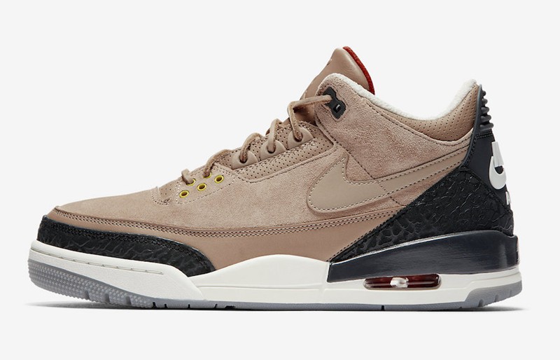Nike,Air Jordan 3,JTH,AV6683-2  质感低调出众！贾老板 Air Jordan 3 JTH “Bio Beige” 官图释出