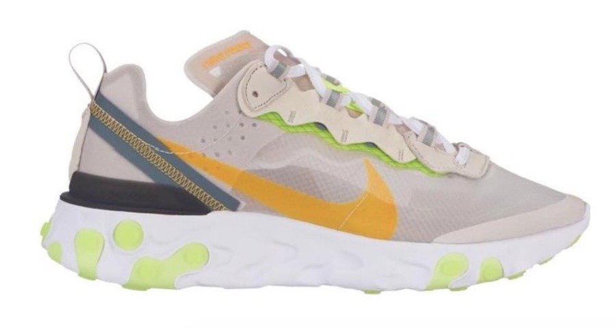 Nike,React Element 87  更加醒目惊艳的撞色风！React Element 87 新配色曝光
