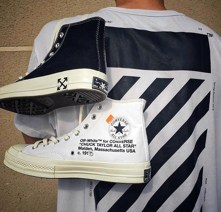 OFF-WHITE,Converse,Converse 2.  更多细节释出！来看看 OFF-WHITE x Converse 2.0 上脚效果如何？