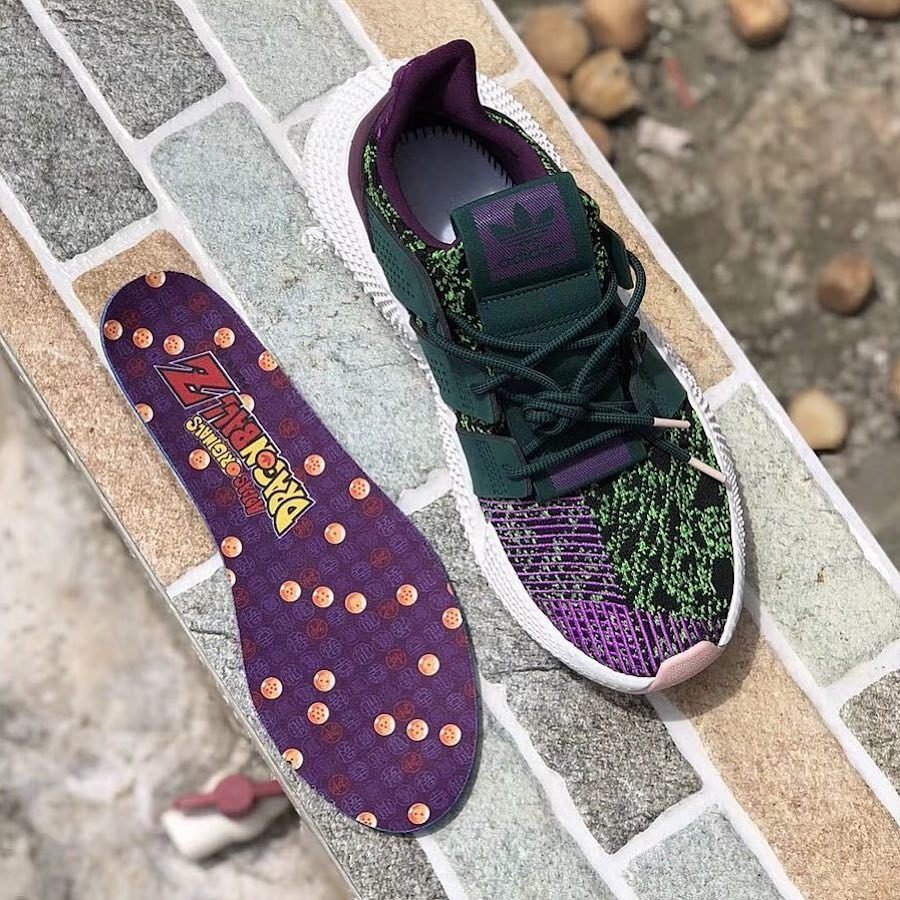 龙珠 Z,adidas,Prophere,Cell  沙鲁实物首次曝光！龙珠 Z x adidas Prophere “Cell” 下月登场