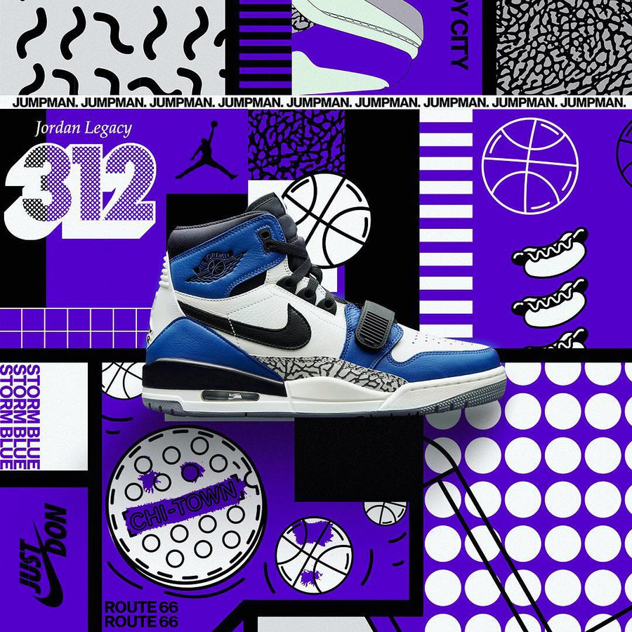 Jordan Legacy 312  确实帅气难挡！看看 Jordan Legacy 312 的上脚实拍吧！