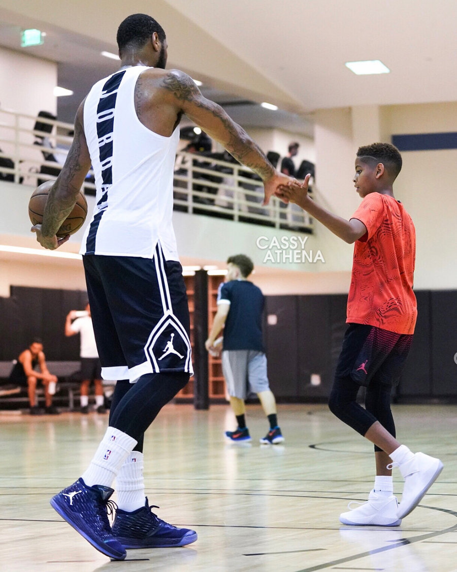 Jordan Brand,明星  父子同场！甜瓜被裁后前往洛杉矶努力训练