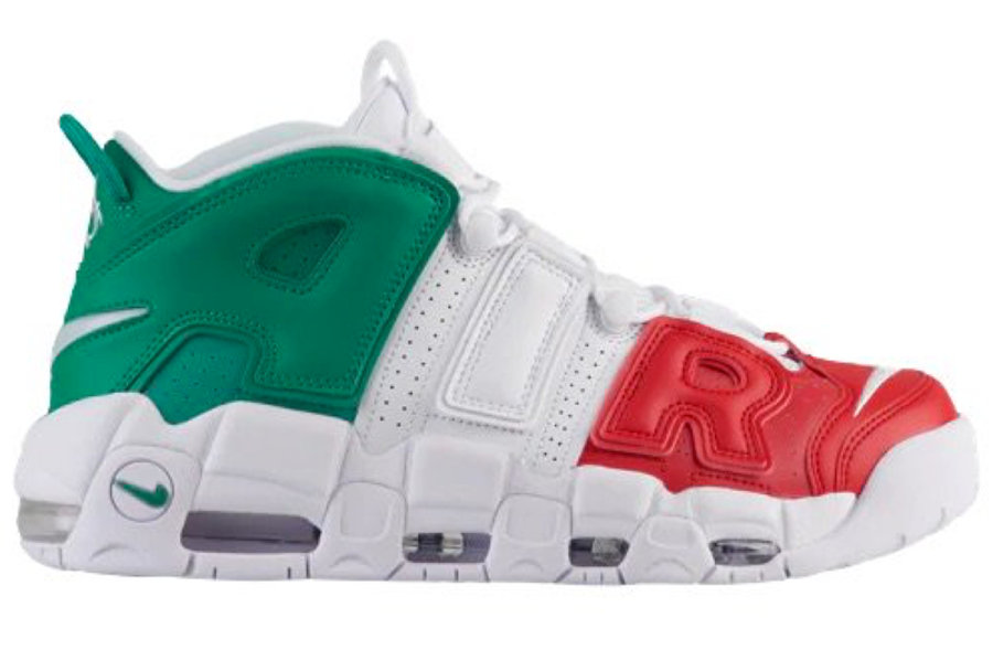 Nike,Air More Uptempo,发售  意大利国旗配色！全新 Air More Uptempo “Italy” 即将发售
