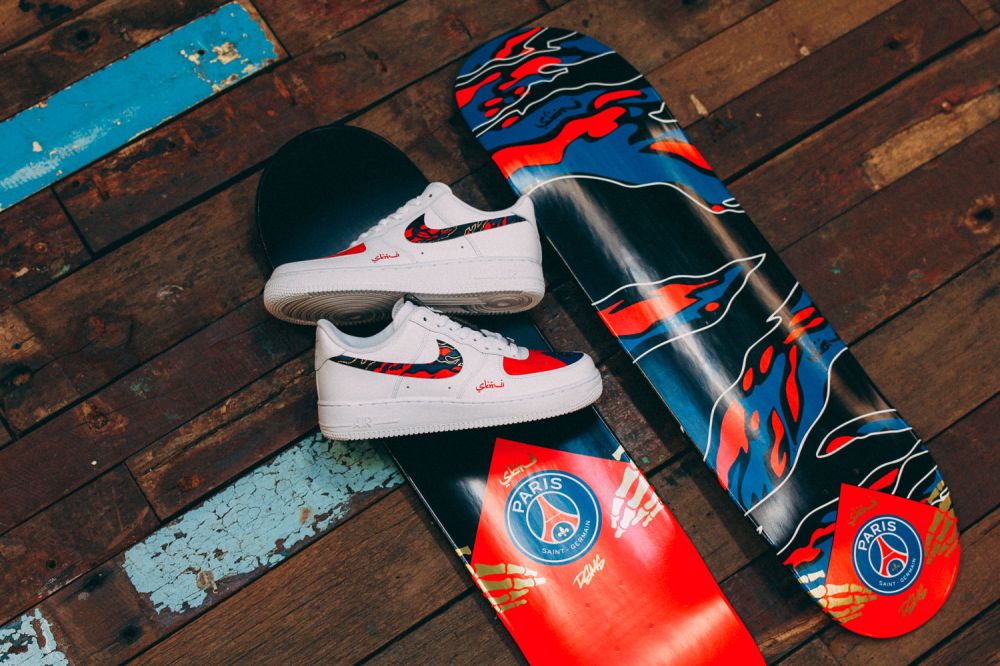 AF1,Air Force 1,Nike AF1 细腻又熟悉的经典气质！这双巴黎圣日耳曼配色的 AF1 可不便宜！