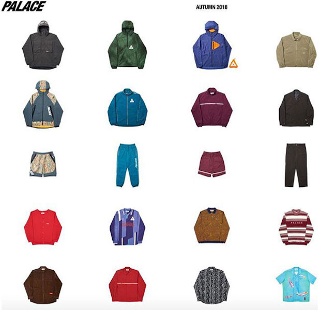 palace,supreme  潮流圈最有地位的动漫就是它！PALACE 18 秋季系列单品一览！