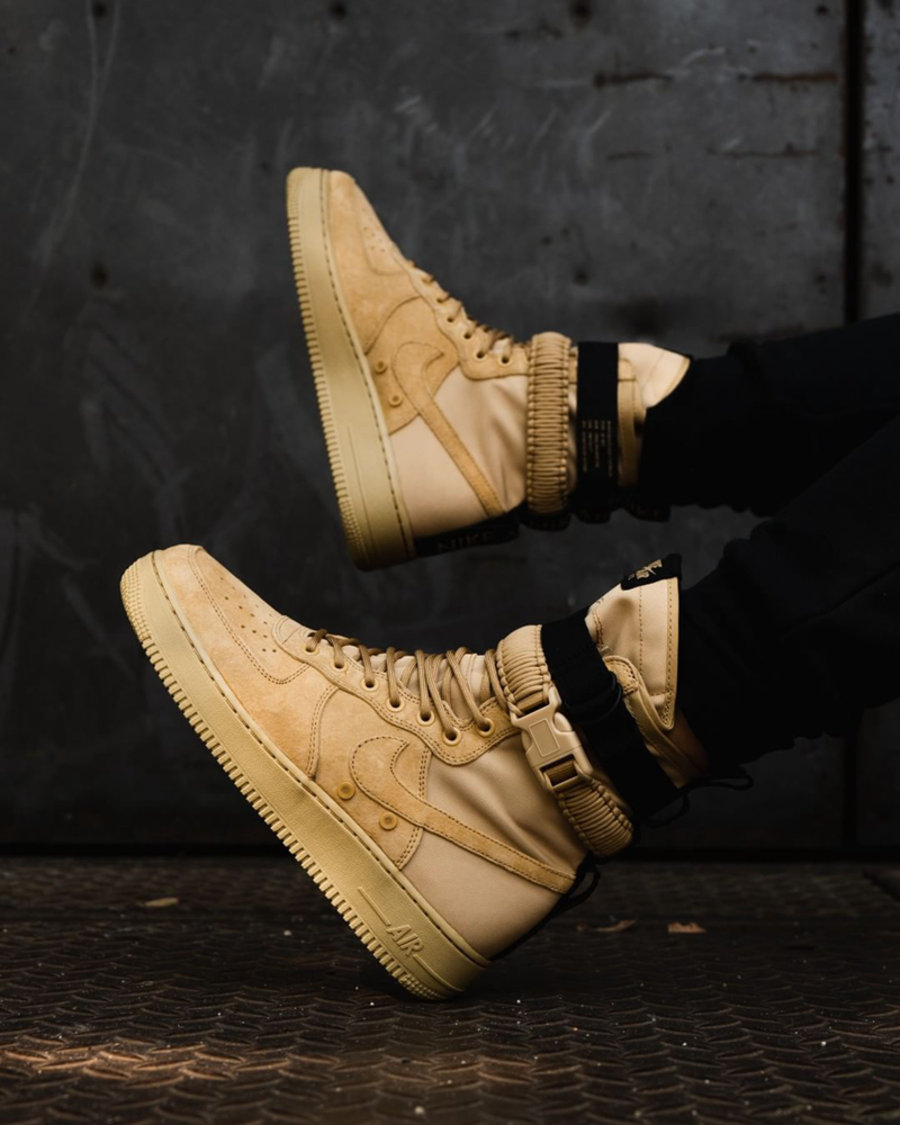 Nike,SF-AF1,上脚,发售  人气小麦色回归！SF-AF1 全新配色实物上脚图赏