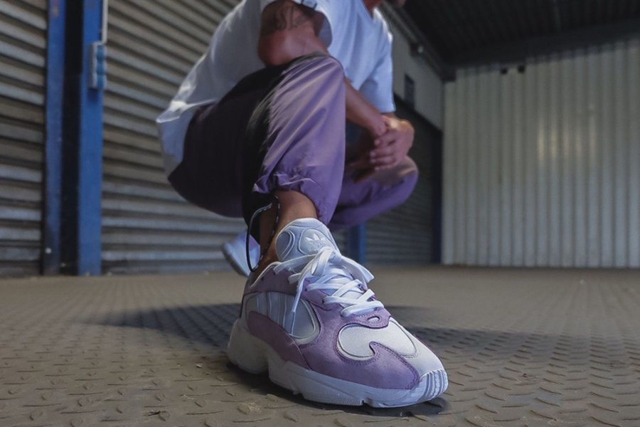 adidas,Yung-1,上脚  清新淡雅色调！adidas Yung-1 全新灰紫配色上脚预览