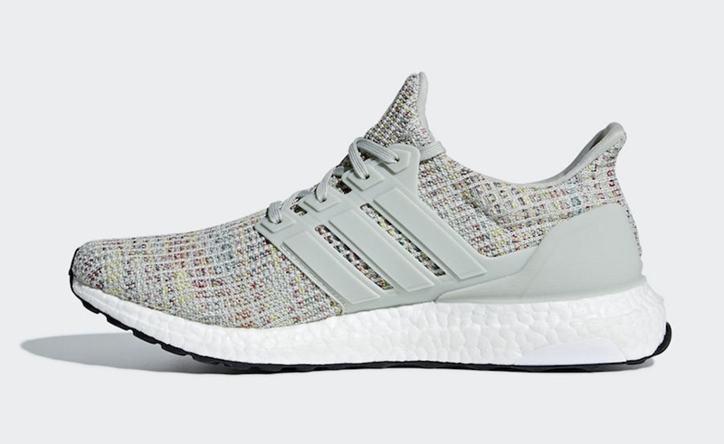 发售,adidas,,Ultra Boost 4.0,Gre  细腻多彩鞋面！Ultra Boost 4.0 “Grey Multicolor” 首次曝光