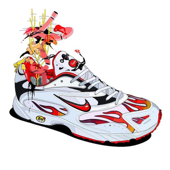 ts,af1,air,nike,air max97  球鞋趣图丨颜值颇高的球鞋插画！这几双 TS x AF1 颜值更是爆棚！
