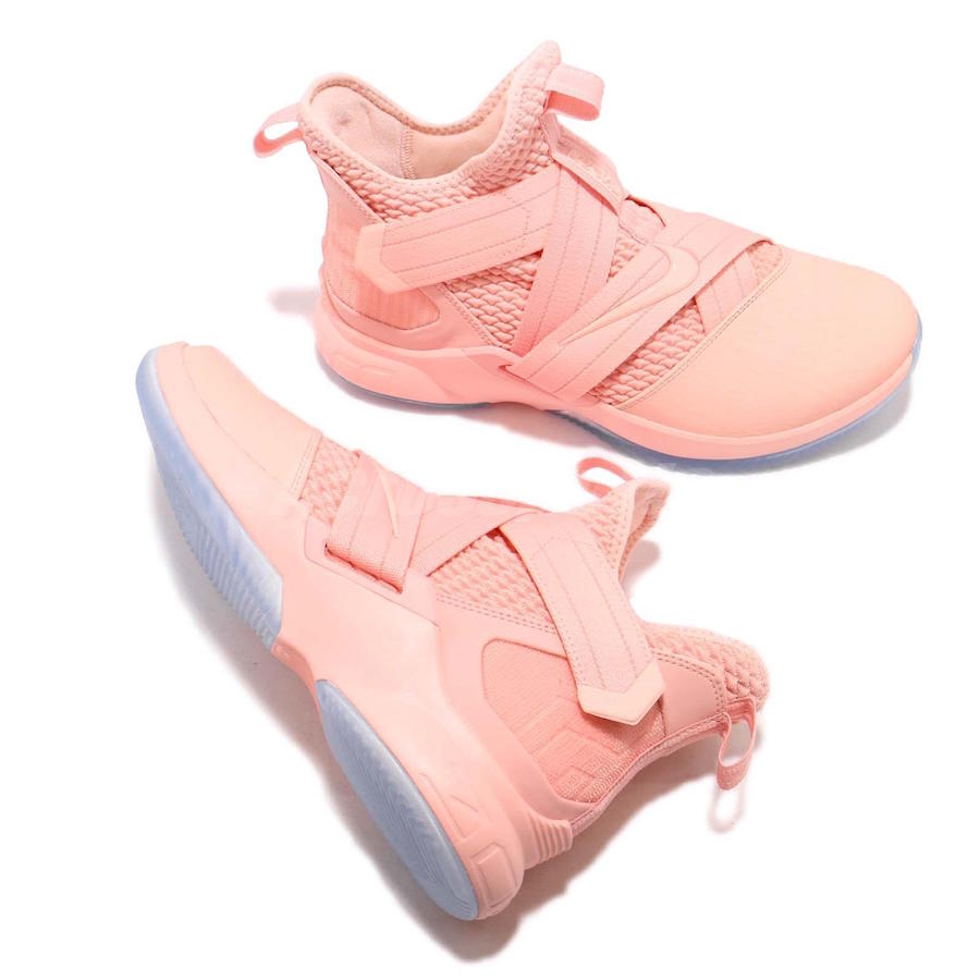 Nike,LeBron Soldier 12,AO4055-  夏日粉嫩出击！LeBron Soldier 12 全新配色现已发售