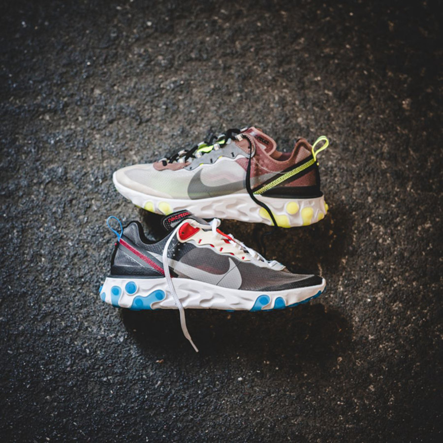 Nike,React Element 87,上脚  颜值不输黑白！Nike React Element 87 全新配色上脚图赏