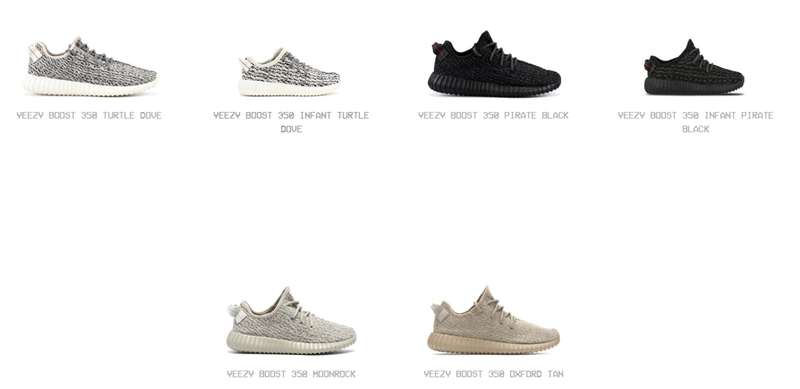 yeezy,发售  Yeezy Supply 将对全系补货？可能只是记录历代 Yeezy 鞋款