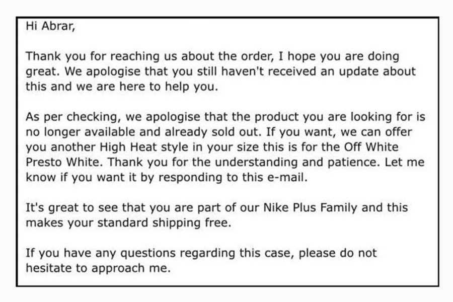 Air Max 1/97,OFF-WHITE,Air Pre  讲究！Nike 送出 OW x Air Presto 补偿 SNEAKRS 用户！
