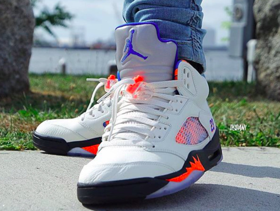 AJ5,Air Jordna  8 月 25 日发售！AJ5 “International Flight” 实物上脚图赏