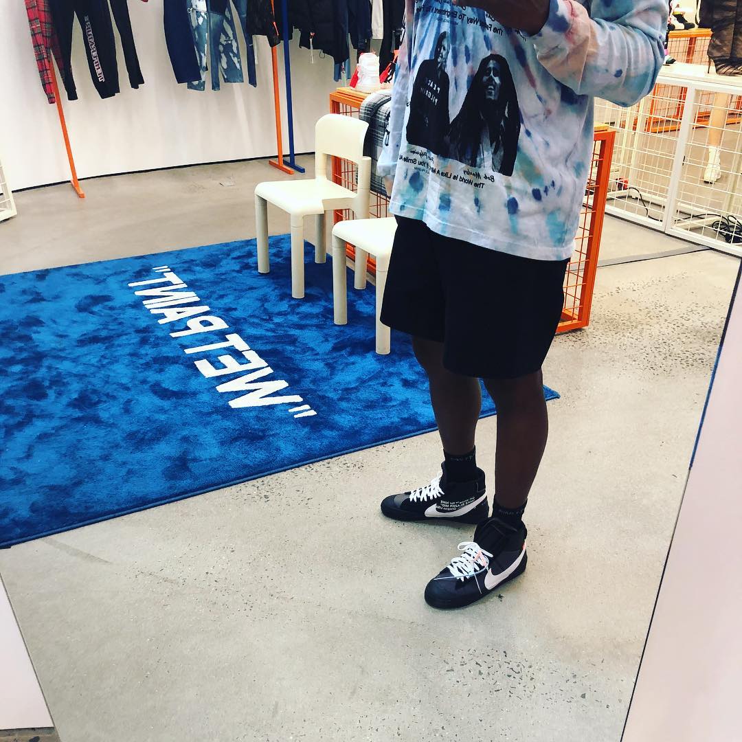 Nike,OFF-WHITE,ow,virgil,Blaze  Virgil 亲自上脚驾驭！万圣节主题 OFF-WHITE x Blazer 九月发售