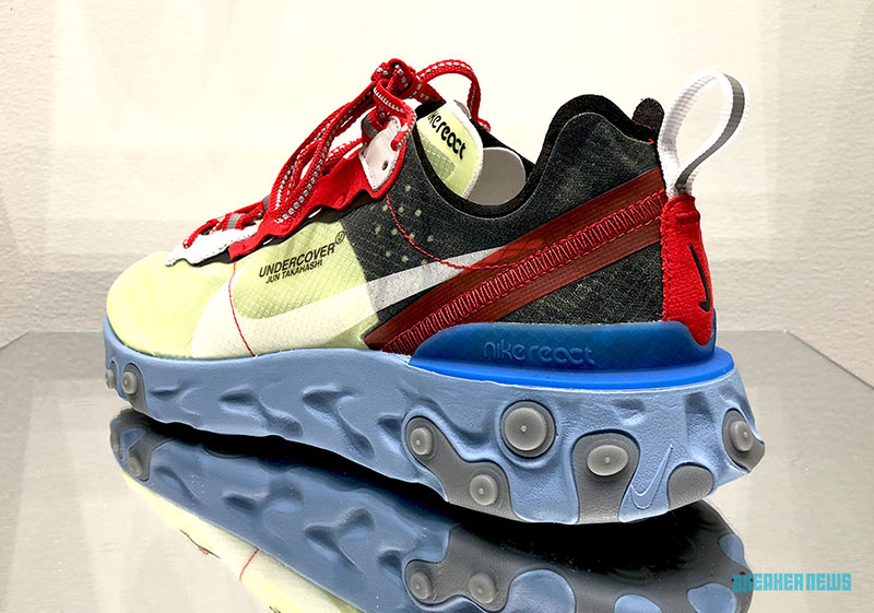 UNDERCOVER,Nike,React Element  高能撞色！UNDERCOVER x Nike 全新联名配色曝光！