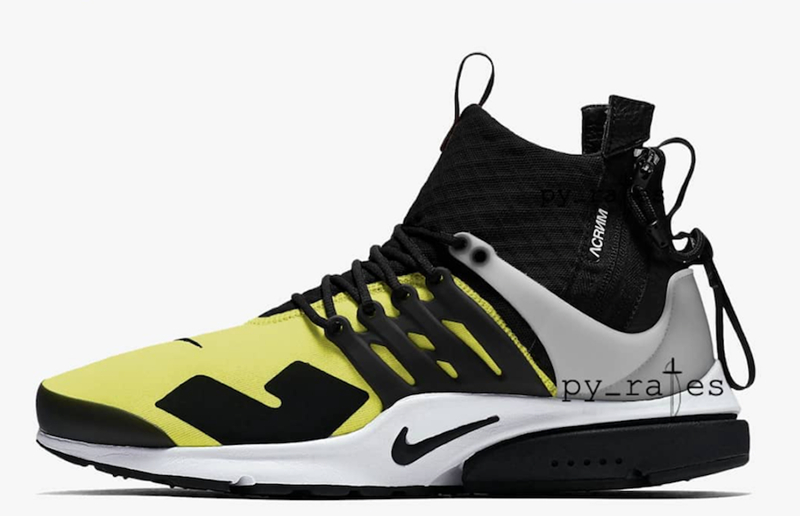 ACRONYM,Nike,Air Presto Mid,发售  机能王者回归！ACRONYM x Air Presto Mid 三款全新配色下月发售