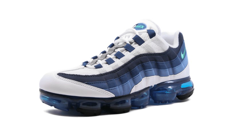 Nike,Air VaporMax 95,AJ7292-10  法国蓝渐变！Nike Air VaporMax 95 全新配色下月发售
