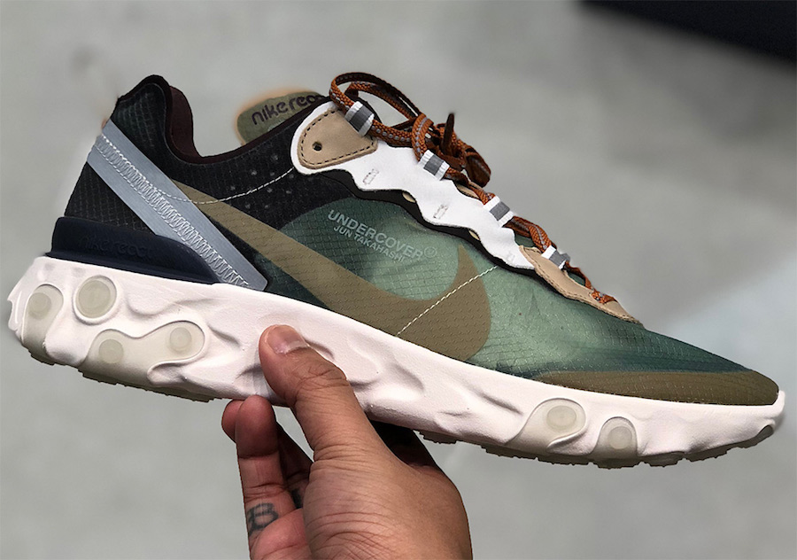 UNDERCOVER,Nike,Element 87,发售  雪碧配色领衔！UNDERCOVER x Nike 再曝全新四色实物