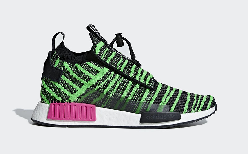 adidas Originals,NMD,NMD TS1 P  看贯了那么多纯色的 NMD，这双 “虎皮尖椒” 你不想尝尝么？