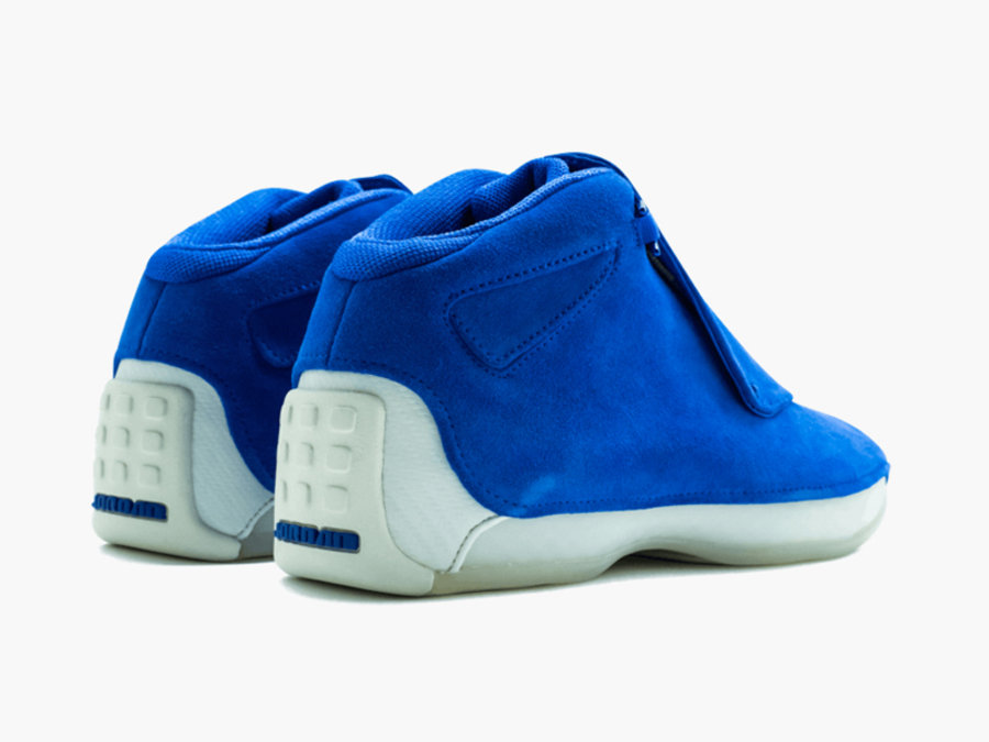Air Jordan 18,AJ18,发售  活力十足！Air Jordan 18 蓝麂皮将于 9 月 15 日发售