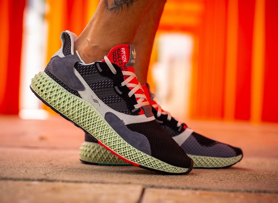 adidas ZX 4000 4D,adidas,adida  全新 4D 鞋型再度曝光！adidas ZX 4000 4D 上脚美图欣赏