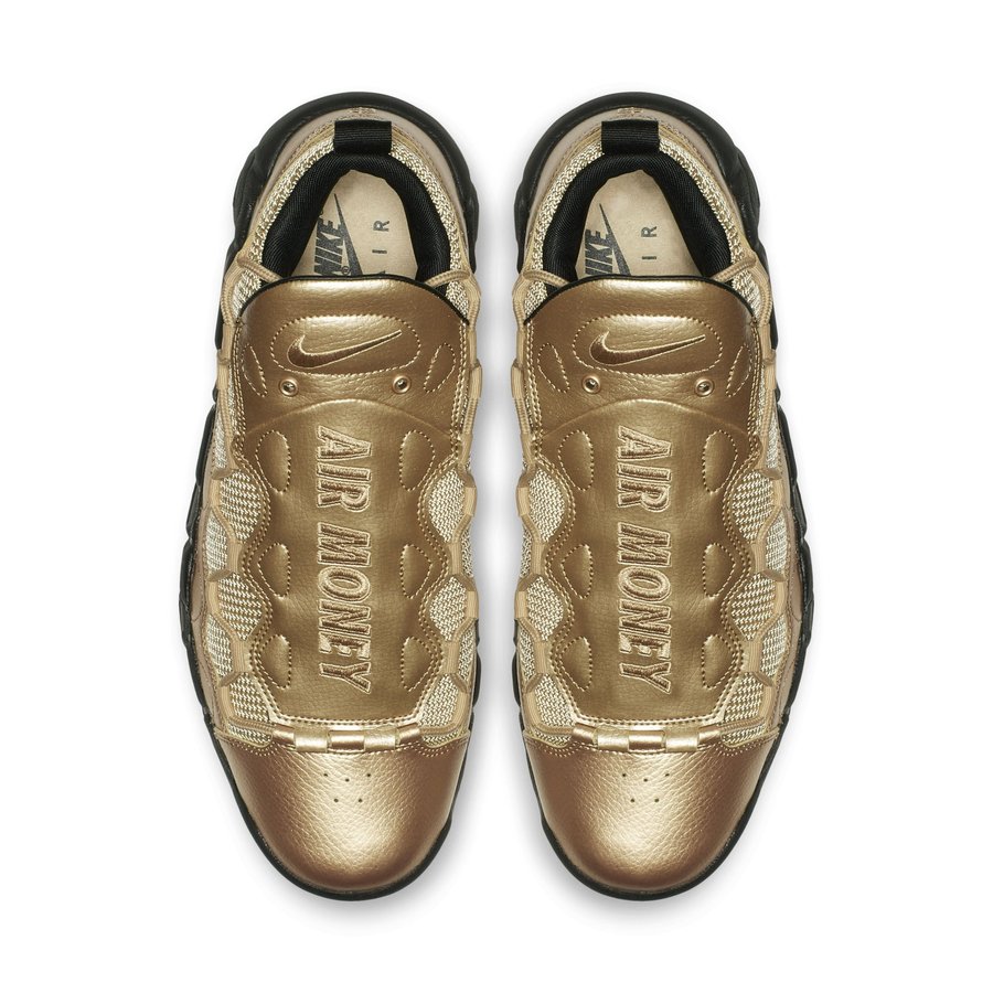 Nike,Air More Money,发售  金色覆盖美元加持！超高规格 Air More Money 即将发售