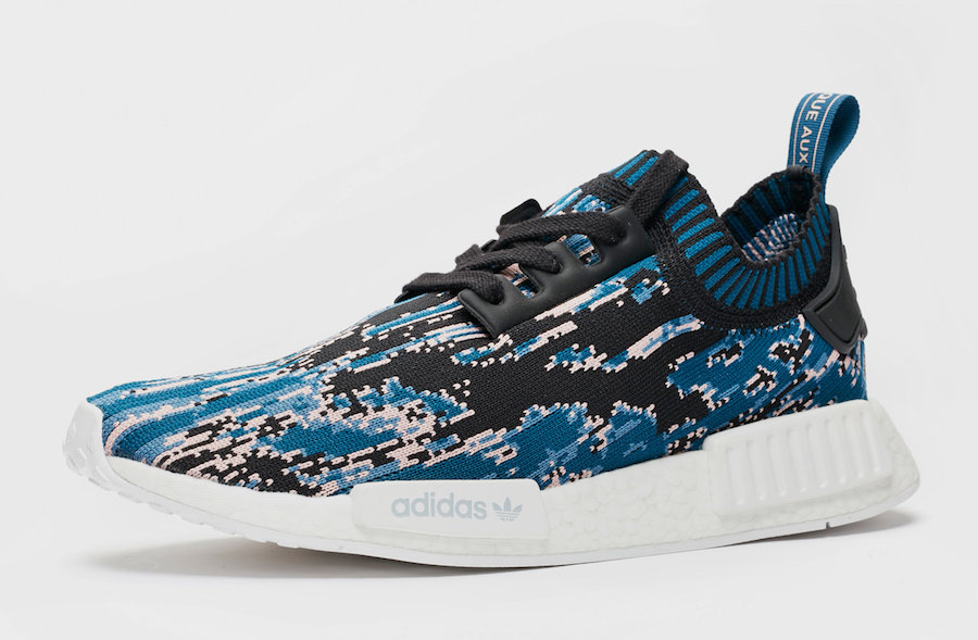 adidas,NMD R1  条状数码迷彩！两双 NMD R1 PK 展现别样魅力！