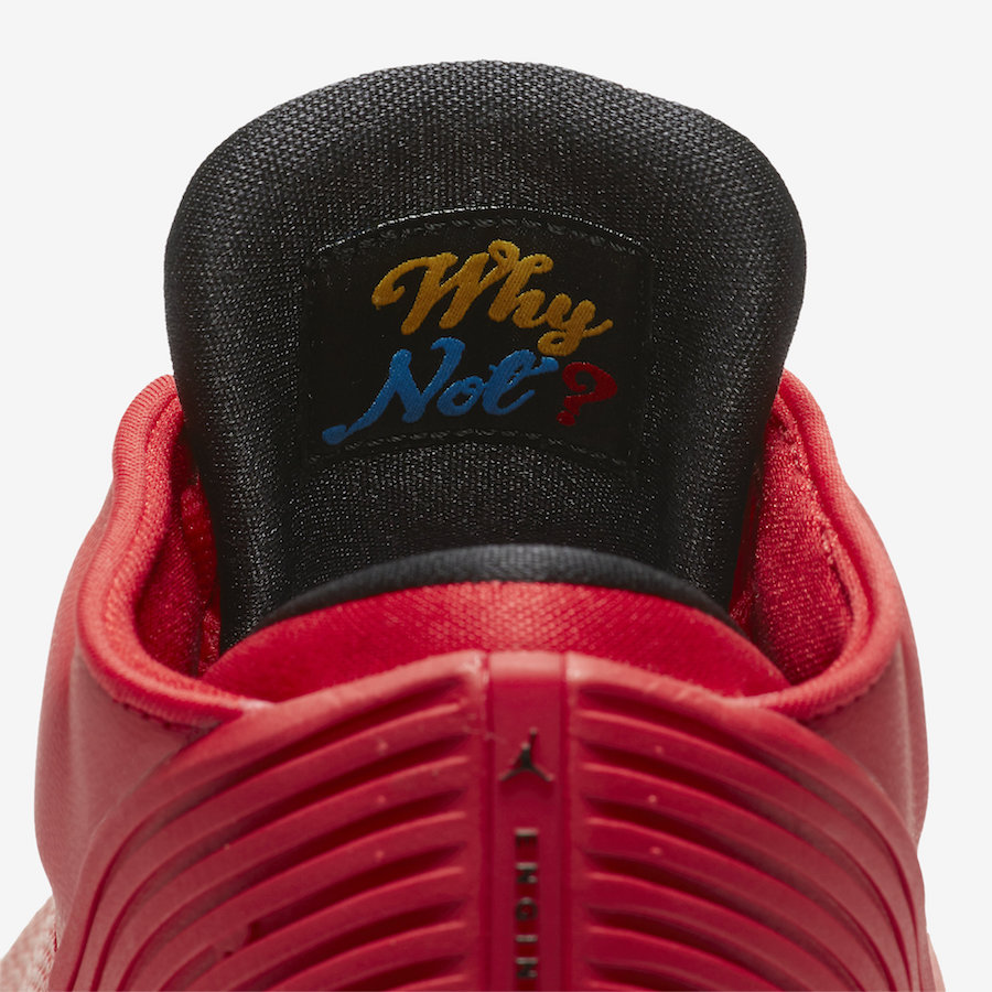 Jordan,Why Not Zer0.1 Low,AR00  纯正的醒目大红色！威少 Why Not Zer0.1 Low 即将发售