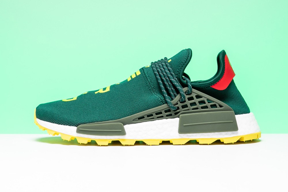 菲董,Pharrell,adidas NMD Hu Trai  最便宜的尺码 00 刀！又一双超限量菲董联名 NMD Hu 出现！