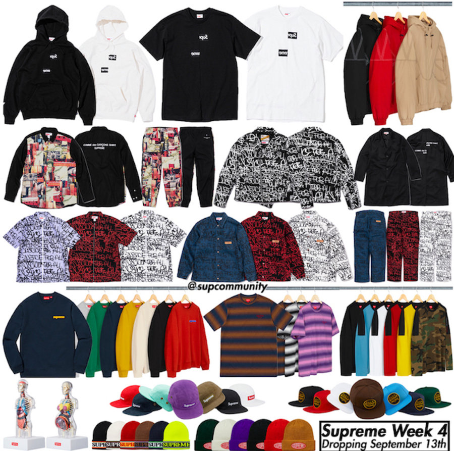 supreme,cdg,edc,kaws  除了联名 Supreme 本周还有这些！她的潮流生活冠希可能都很羡慕！