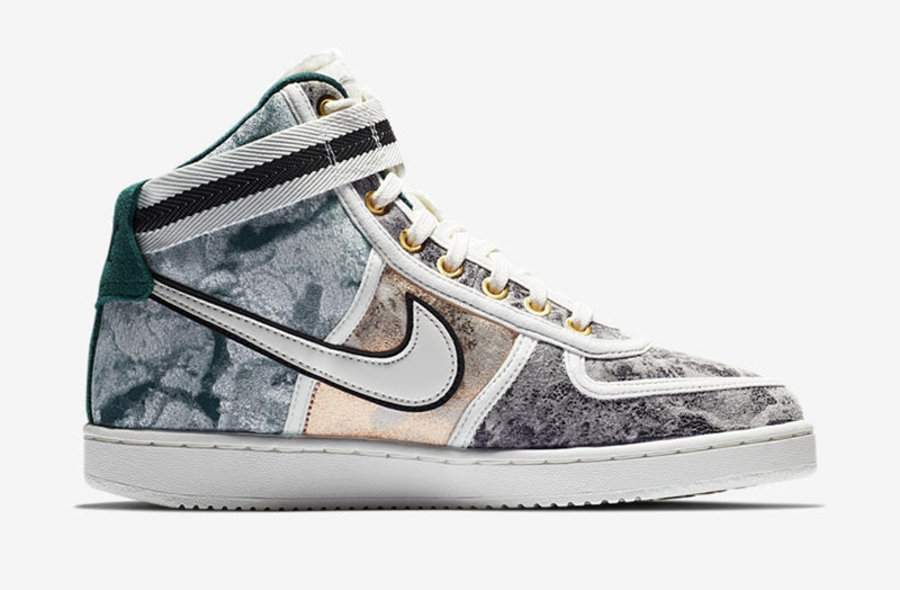 Nike,Vandal High Lux  质感独特的三色拼接鞋面！Nike Vandal High Lux 全新配色曝光