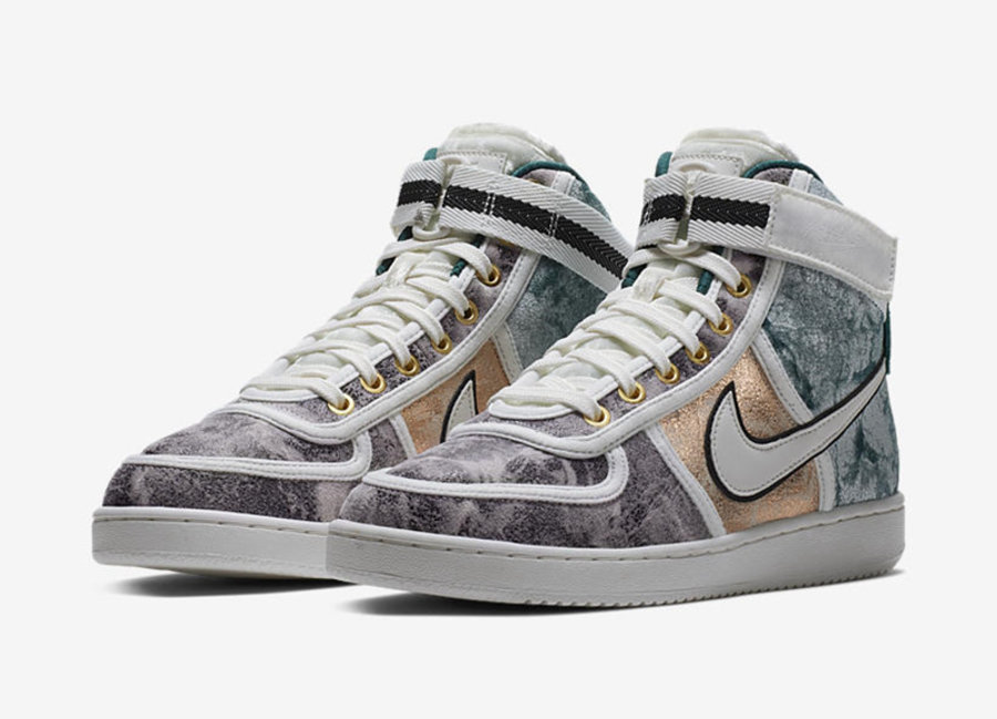 Nike,Vandal High Lux  质感独特的三色拼接鞋面！Nike Vandal High Lux 全新配色曝光