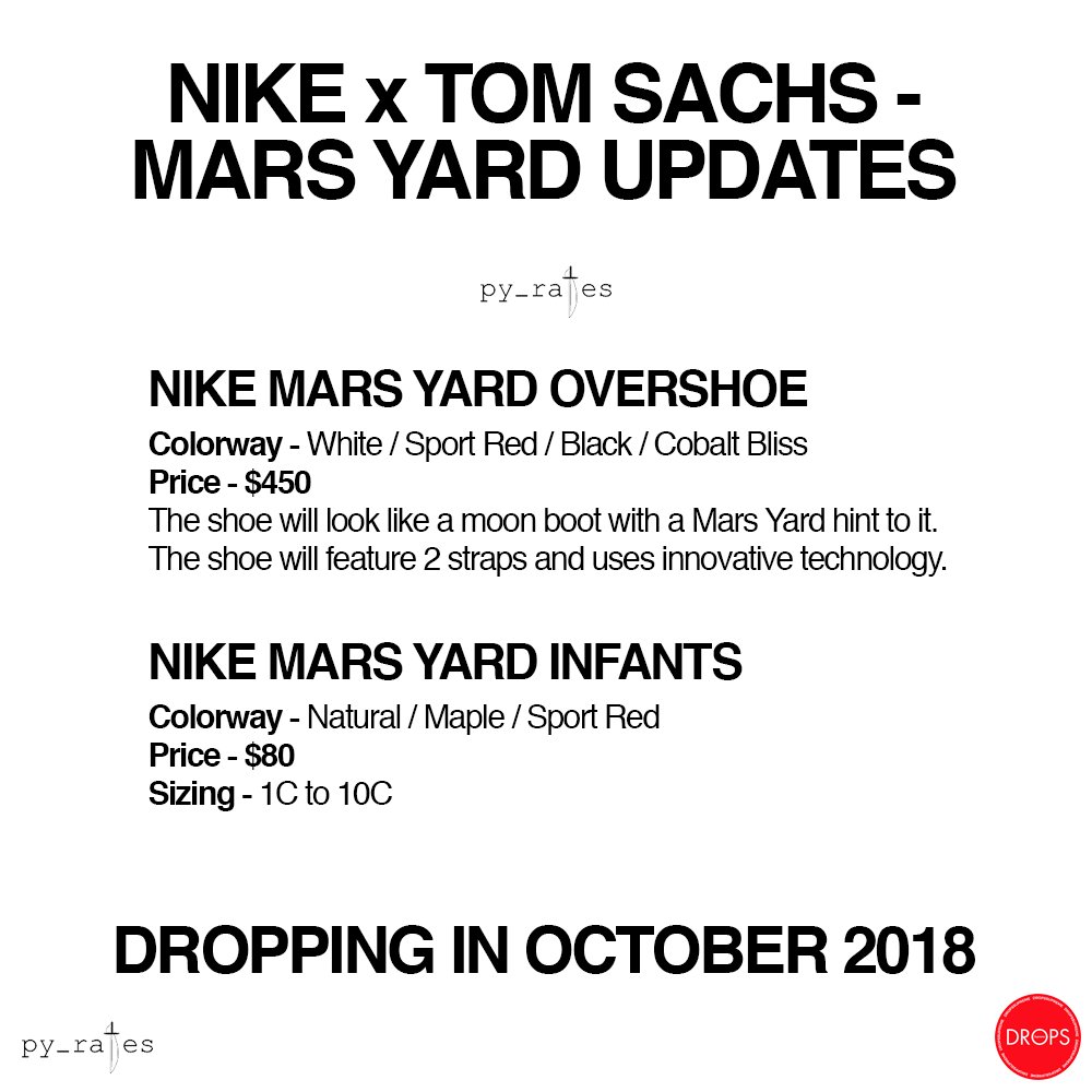 Nike,Mars Yard Mid  发售价上涨 450 美元！中帮火星鞋 Mars Yard Mid 下月发售！