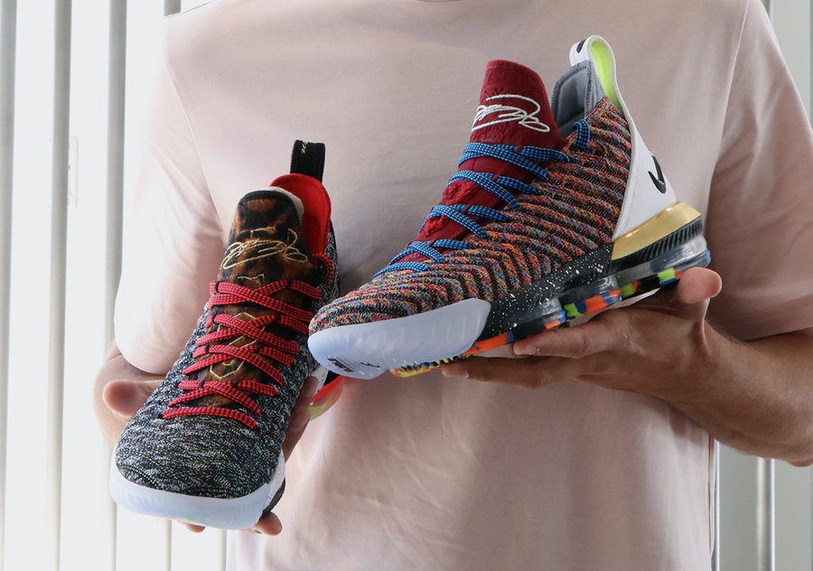 Nike,LeBron 16,  詹皇亲自曝光！实物超华丽 LeBron 16 “1 Thru 5” 明早发售！