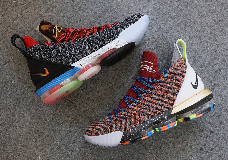 Nike,LeBron 16,  詹皇亲自曝光！实物超华丽 LeBron 16 “1 Thru 5” 明早发售！